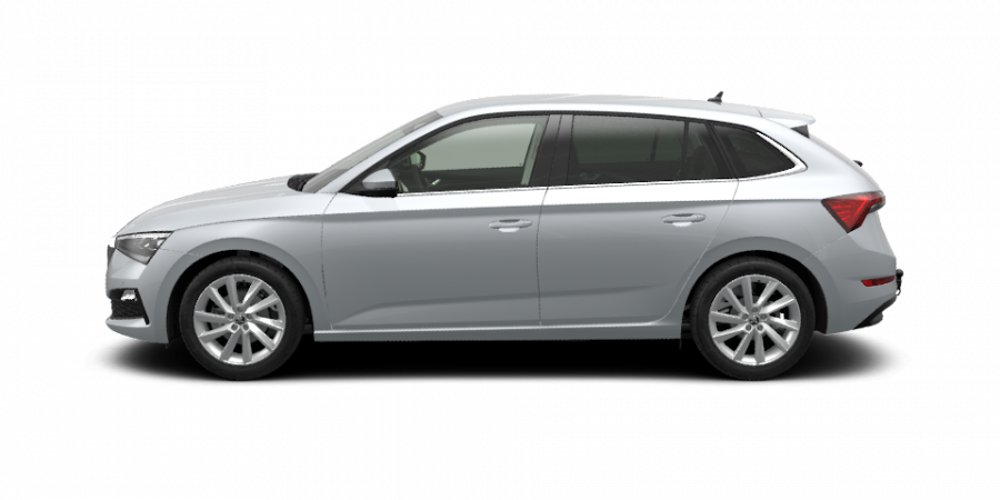 Škoda Scala, 1,5 TSI 110 kW 6-stup. mech., barva stříbrná