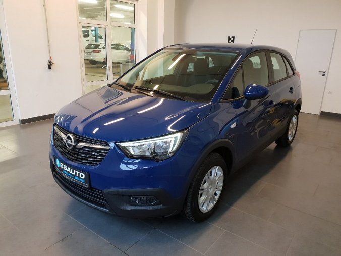 Opel Crossland X, SMILE 1.2 60kW + ZP, barva modrá