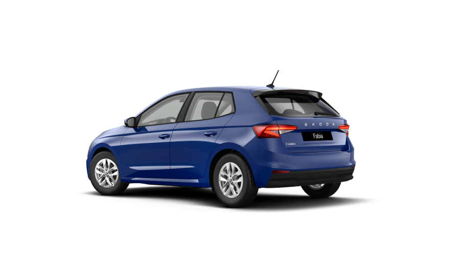 Škoda Fabia, 1,0 MPI 59 kW 5° manuální, barva modrá