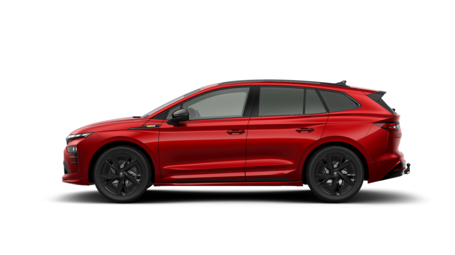 Škoda Enyaq iV, 84 kWh 250,00 kW 1° automatická 4x4, barva červená
