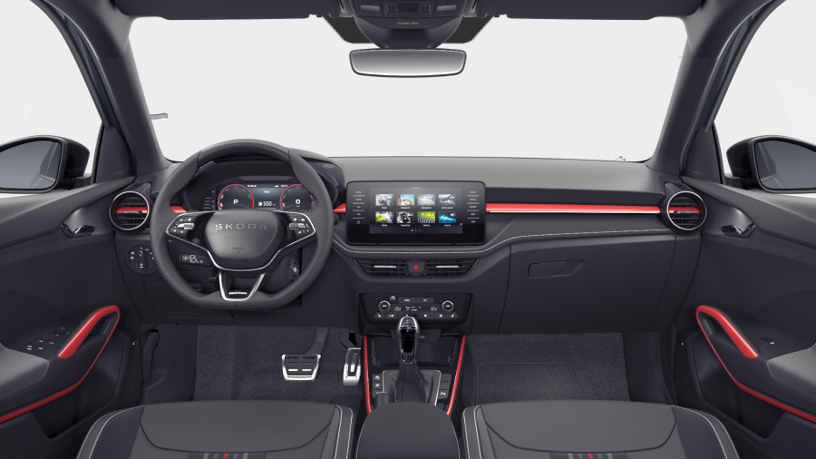 Škoda Fabia, 1,5 TSI 110 kW 7° automatická DSG, barva šedá