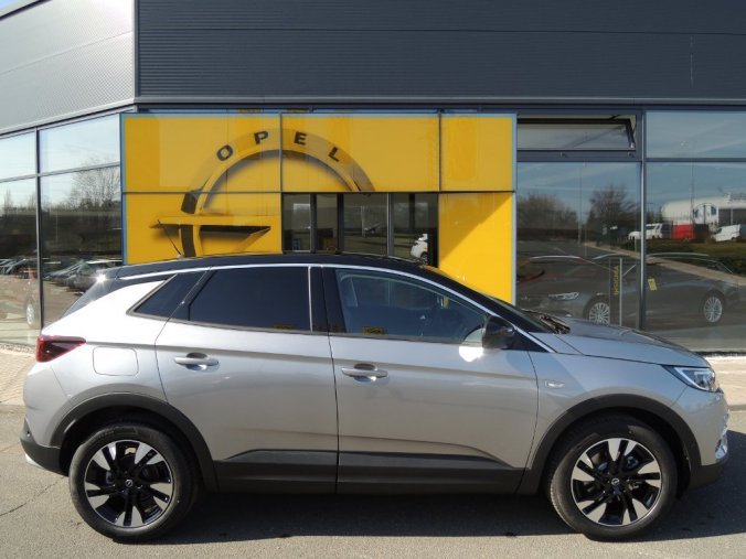 Opel Grandland X, 120 LET 1.2T 130k MT6, barva šedá