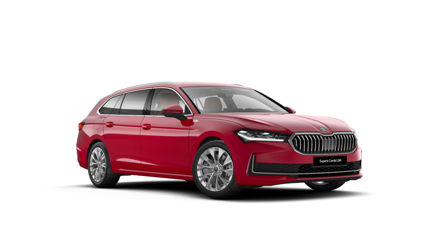 Škoda Superb, 1,5 TSI iV 150 kW 6° automatická DSG, barva červená