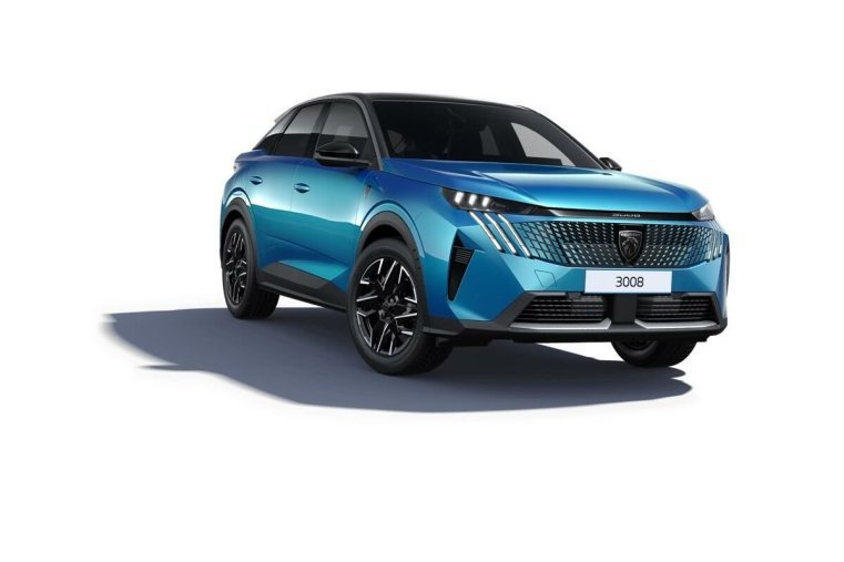 Peugeot 3008, Peugeot 3008 1,2 GT Hybrid 136 e-DCS6, barva modrá