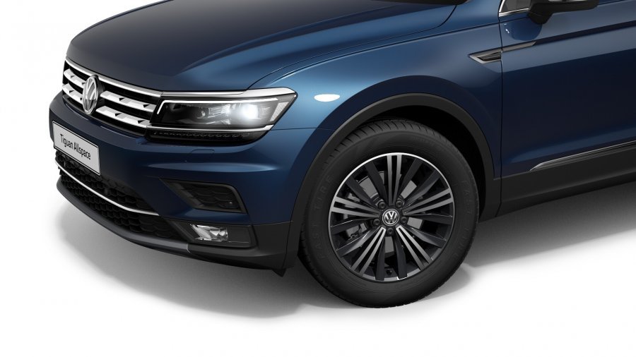 Volkswagen Tiguan Allspace, Allspace Highline 2,0 TDI 7DSG, barva modrá