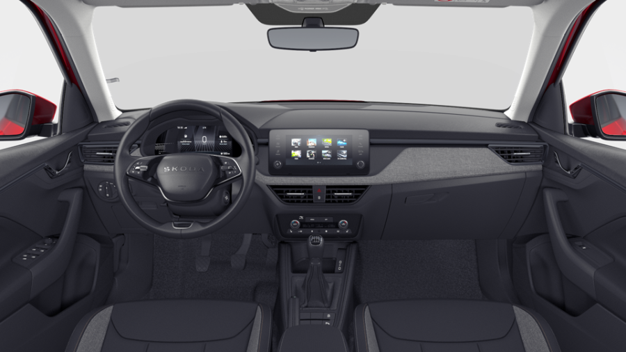 Škoda Kamiq, 1,0 TSI 85 kW 6° manuální, barva červená