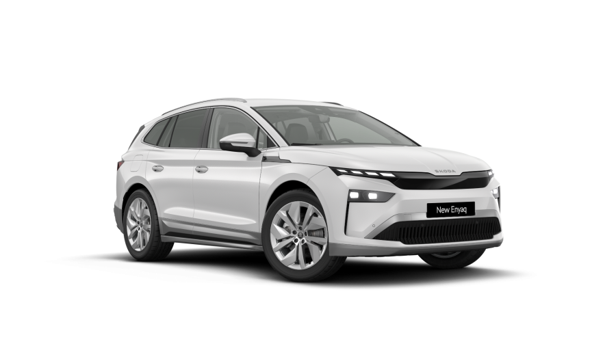 Škoda Enyaq iV, 82 kWh 210,00 kW 1° automatická, barva bílá
