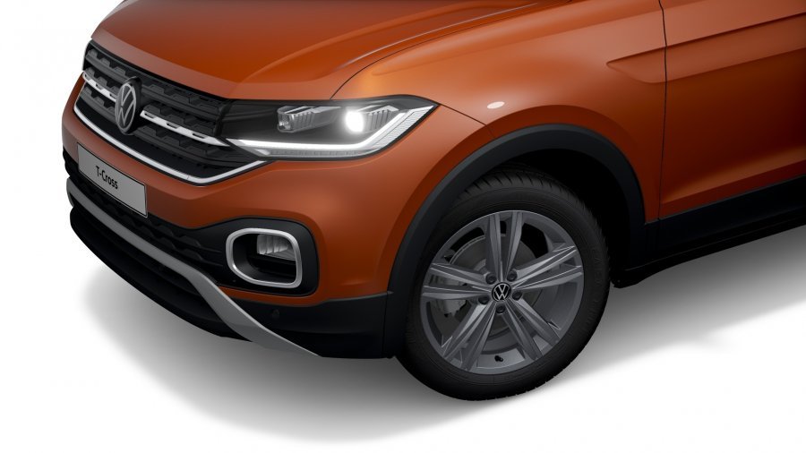 Volkswagen T-Cross, T-Cross Style 1,0 TSI 81 kW 7DSG, barva oranžová