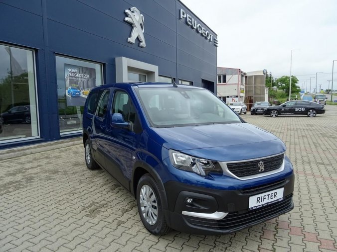Peugeot Rifter, LONG ACTIVE 110k MAN6 7 MÍST, barva modrá