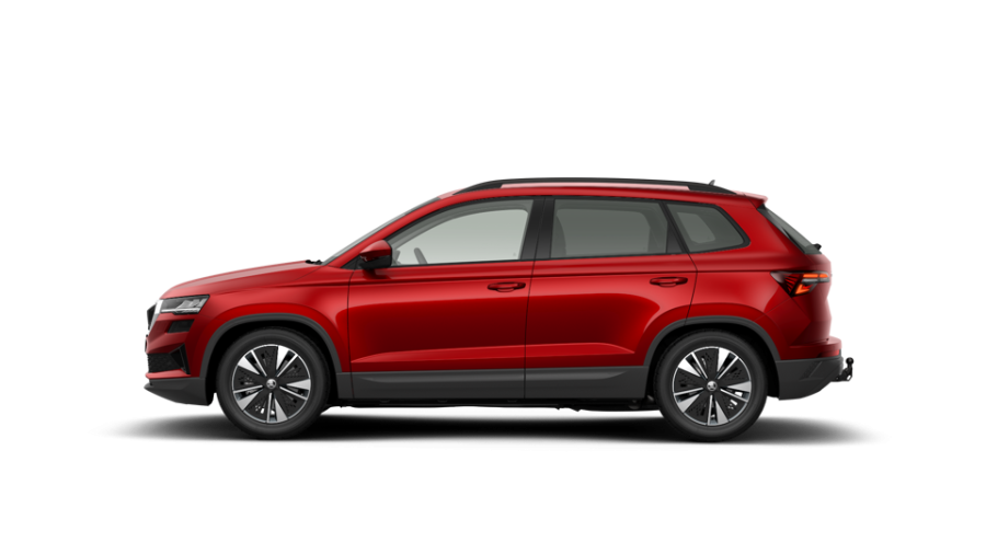 Škoda Karoq, 1,5 TSI 110 kW 7° automatická DSG, barva červená