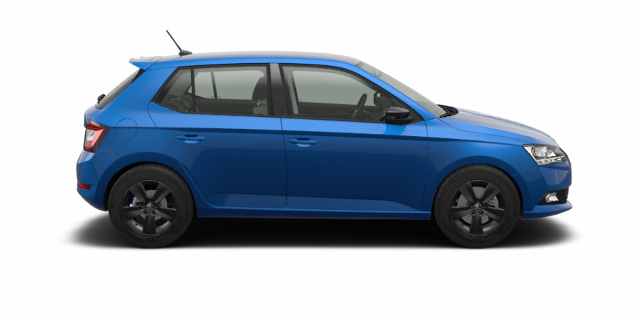 Škoda Fabia, 1,0 TSI 70 kW 5-stup. mech., barva modrá