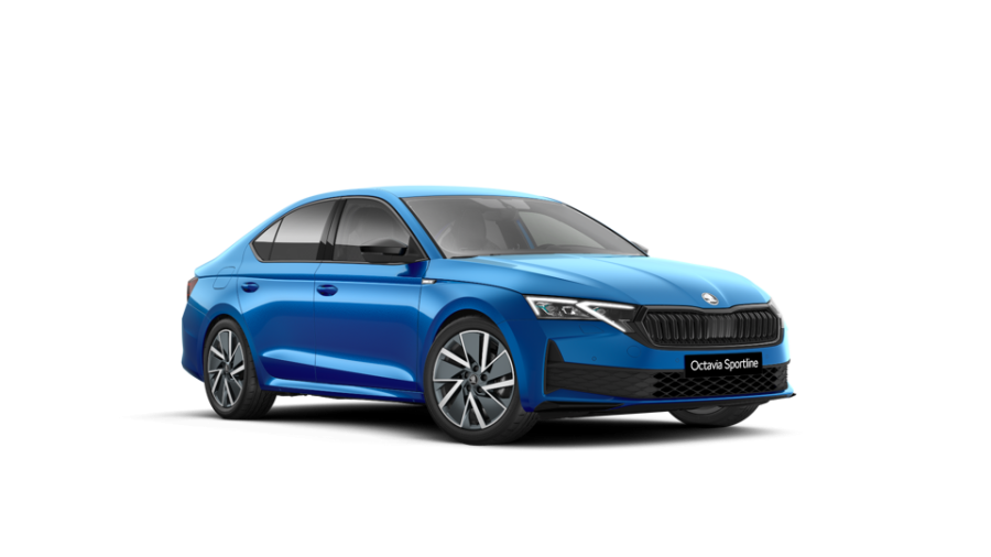 Škoda Octavia, 1,5 TSI m-HEV 110 kW 7° automatická DSG, barva modrá