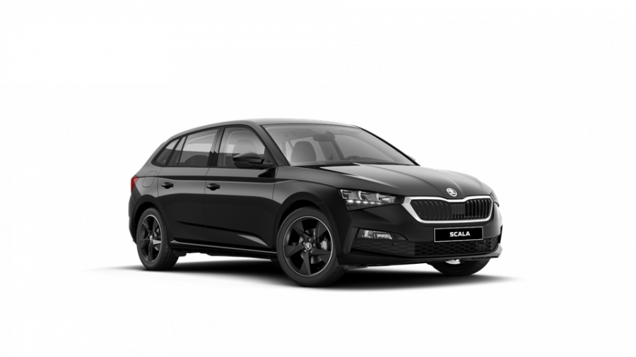 Škoda Scala, 1,5 TSI 110 kW 6-stup. mech., barva černá