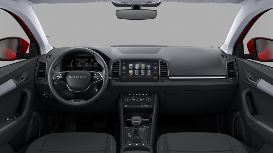 Škoda Karoq, 1,5 TSI 110 kW 7-stup. automat., barva červená