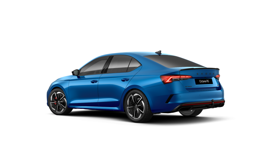 Škoda Octavia, 2,0 TSI 195 kW 7° automatická DSG, barva modrá