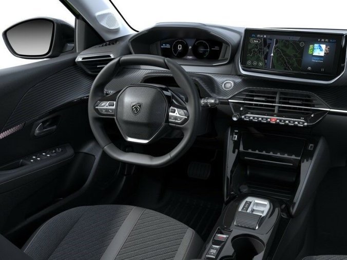 Peugeot 208, Peugeot 208 ALLURE Elektromotor 115 kW / 156 k (Baterie 51 kWh), barva žlutá