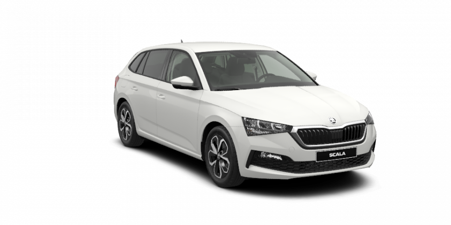 Škoda Scala, 1,0 TSI 85 kW 6-stup. mech., barva bílá