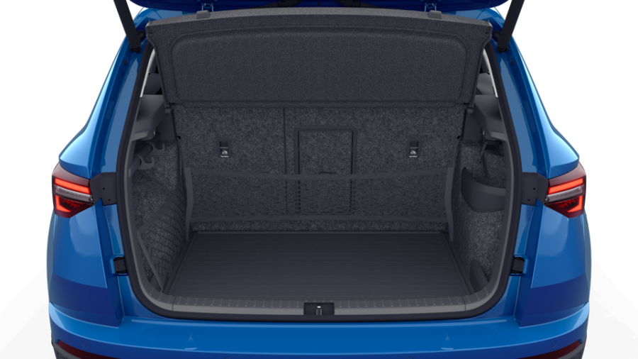 Škoda Karoq, 1,5 TSI 110 kW 7-stup. automat., barva modrá