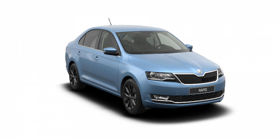 Škoda Rapid, 1,0 TSI 81 kW 6-stup. mech., barva modrá