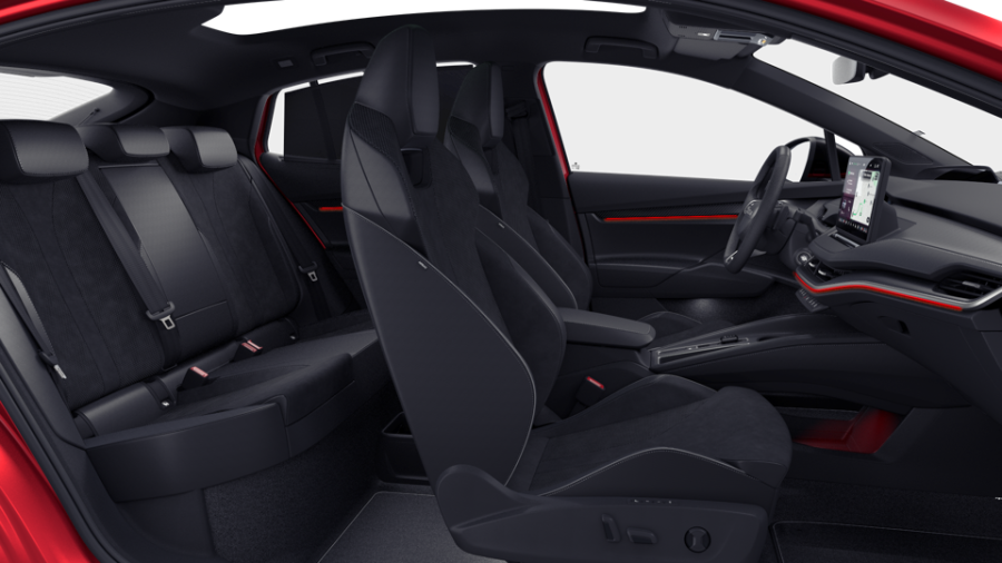 Škoda Enyaq iV, 82 kWh 1° automatická, barva červená