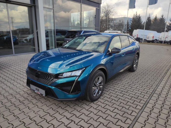 Peugeot 408, Peugeot 408 ALLURE Hybrid 145 e-DCS6, barva modrá