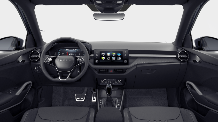 Škoda Fabia, 1,0 TSI 85 kW 7° automatická DSG, barva šedá