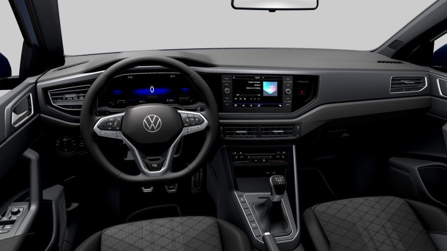 Volkswagen Polo, Polo R-Line 1,0 TSI 5G, barva modrá