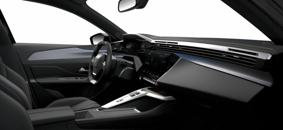 Peugeot 408, Peugeot 408 GT Hybrid 136 e-DCS6, barva modrá