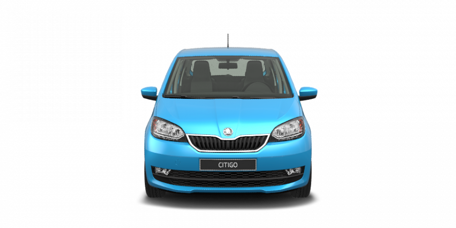 Škoda Citigo, 1,0 MPI 44 kW 5-stup. mech., barva modrá