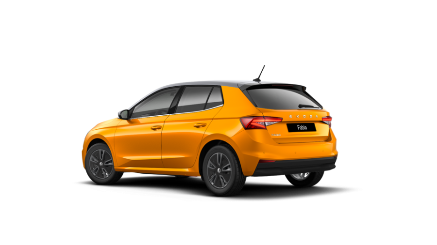 Škoda Fabia, 1,0 TSI 85 kW 6-stup. mech., barva oranžová