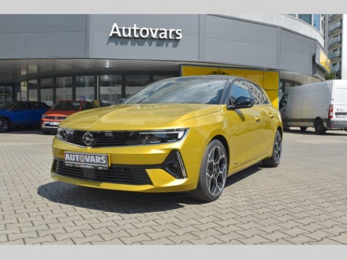 Opel Astra, Ultimate, 1.2 Turbo, AT8, barva žlutá