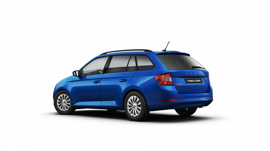 Škoda Fabia, 1,0 TSI 70 kW 5-stup. mech., barva modrá