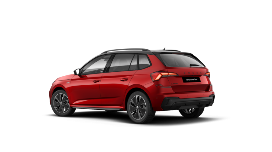 Škoda Kamiq, 1,5 TSI 110 kW 7-stup. automat., barva červená