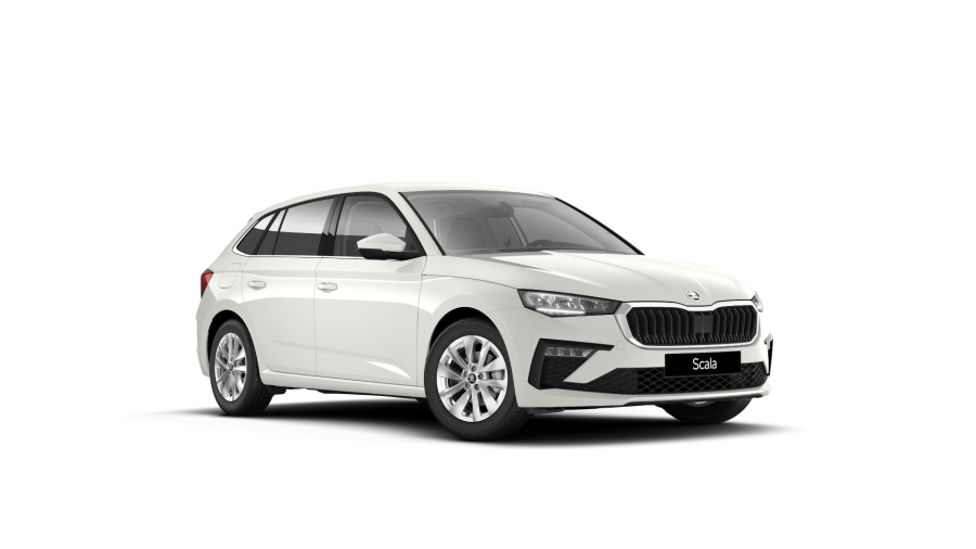 Škoda Scala, 1,0 TSI 85 kW 7-stup. automat., barva bílá