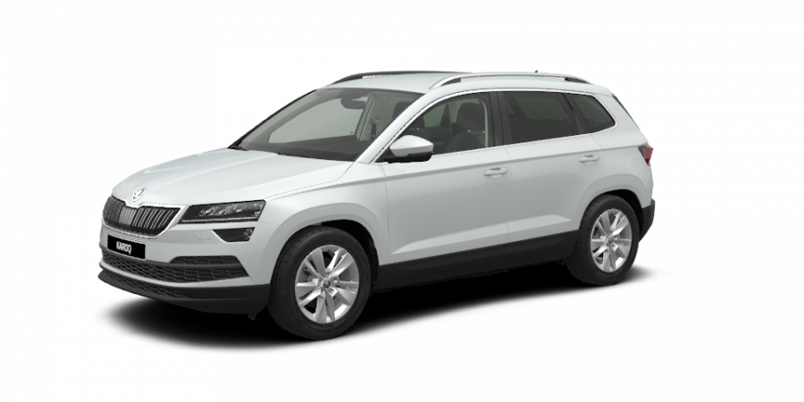 Škoda Karoq, 1,5 TSI 110 kW 6-stup. mech., barva bílá