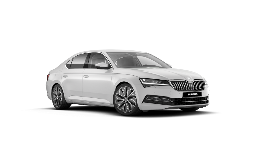 Škoda Superb, 2,0 TDI 147 kW 7-stup. automat., barva bílá