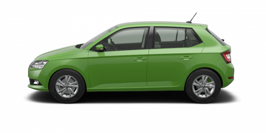 Škoda Fabia, 1,0 TSI 70 kW 5-stup. mech., barva zelená