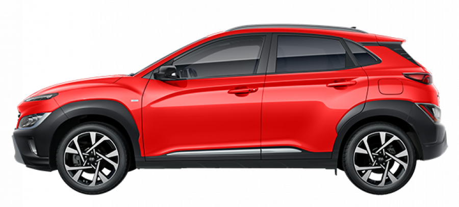 Hyundai Kona, 1,0 T-GDI 88 kW (95 NAT) 7 st. DCT, barva červená