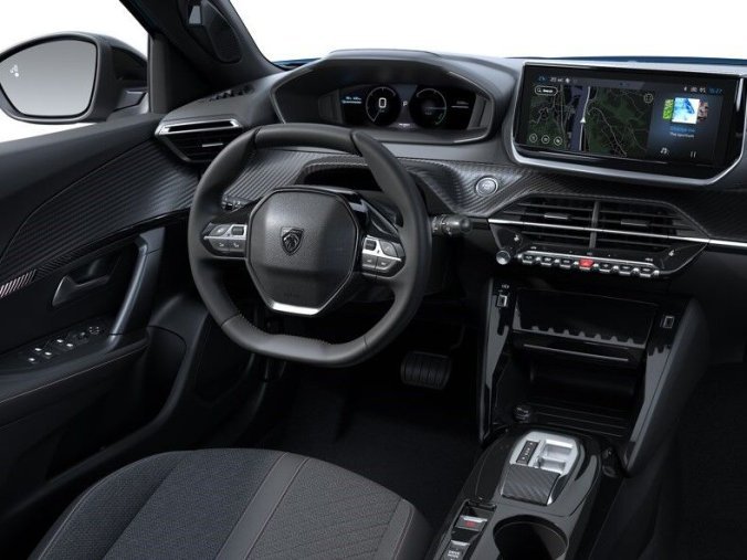 Peugeot 2008, Peugeot 2008 ALLURE Elektromotor 115 kW / 156 k (Baterie 54 kWh), barva modrá