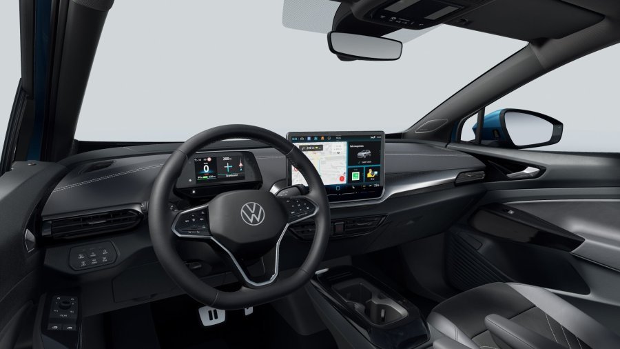 Volkswagen ID.4, ID.4 Pro People 210 kW, kap. 77 kWh, barva modrá