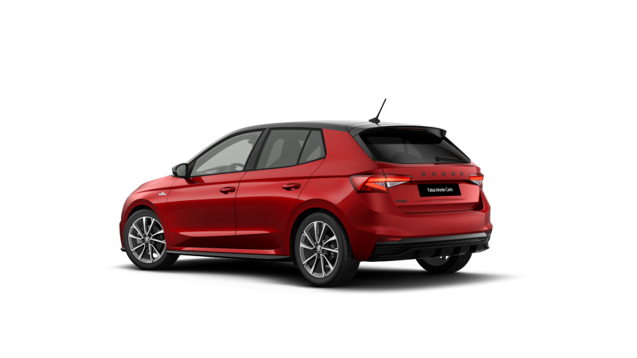 Škoda Fabia, 1,5 TSI 110 kW 7° automatická DSG, barva červená