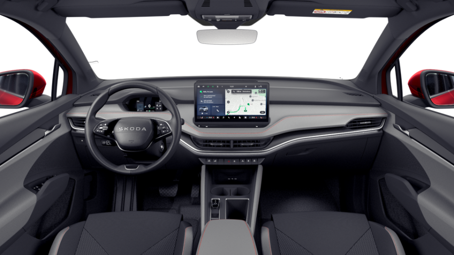 Škoda Elroq, 63 kWh 1° převodovka, barva červená