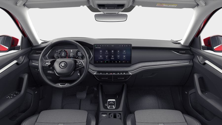 Škoda Octavia, 2,0 TDI 110 kW 7° automatická DSG, barva červená
