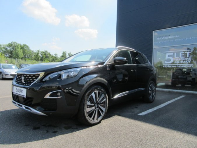 Peugeot 3008, GT-line 2.0 BlueHDi 180k EAT8, barva černá