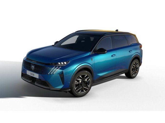 Peugeot 5008, Peugeot 5008 GT Hybrid 145k, Automat, Masážní el. sedadla, barva modrá