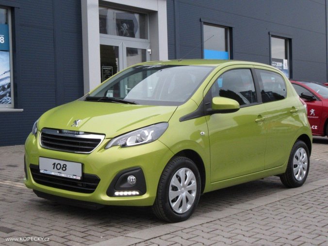 Peugeot 108, ACTIVE 1.0 VTi 72 MAN5, barva zelená