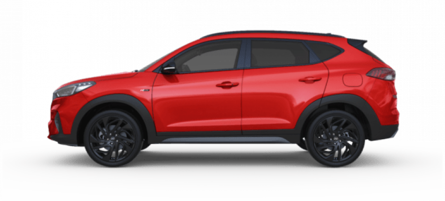Hyundai Tucson, 2,0 CRDi 136 kW (diesel) 8 st. aut 4×4, barva červená