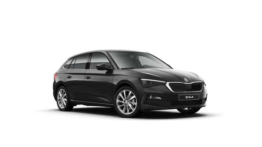 Škoda Scala, 1,5 TSI 110 kW 6-stup. mech., barva černá