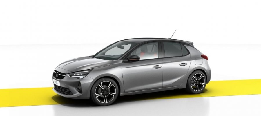 Opel Corsa, model 2020 GS LINE 1.2i 100k, barva šedá