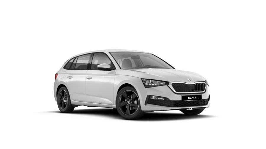 Škoda Scala, 1,5 TSI 110 kW 6-stup. mech., barva bílá